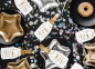 Preview: Servietten - Champagnerflasche, Happy New Year - 7cm x 19cm