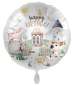 Preview: Folienballon - Happy Birthday, Bauernhof - ø 43cm