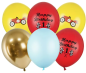 Preview: Latexballons - SET: Rennauto - je ø 30cm
