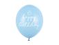 Preview: Latexballons - SET: Happy Birthday, Krone blau - je ø 30cm