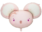 Preview: XL Folienballon Figur - Maus - 75 x 46 cm