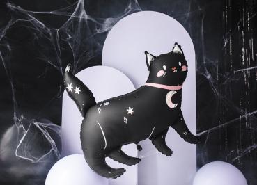 XXL Folieballon Figur - Schwarze Katze - 96cm x 95cm