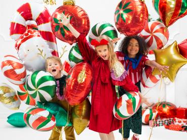 XL Folienballon Figur - Nikolaus - 50cm x 70cm