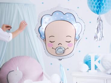 Folienballon Figur - Kopf Babyboy - ø 45cm