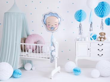 Folienballon Figur - Kopf Babyboy - ø 45cm