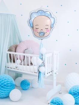 Folienballon Figur - Kopf Babyboy - ø 45cm