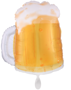 XL Folienballon - Bier - ø 58cm