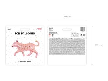 Preview: XXL Folienballon Figur - Leopard - ø 103cm