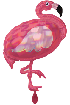 XXL Folienballon Figur - Flamingo - 83cm