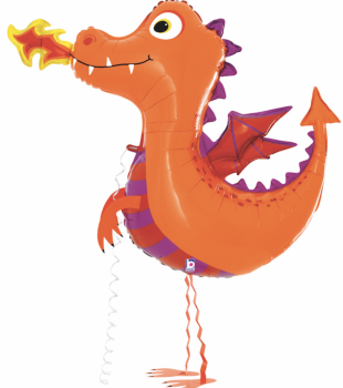 Preview: XXL Walking Balloon - Drache - ø 104cm
