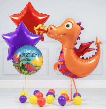Preview: XXL Walking Balloon - Drache - ø 104cm