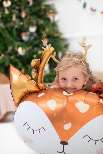 XL Folienballon Figur - Rentier - 73cm x 64cm