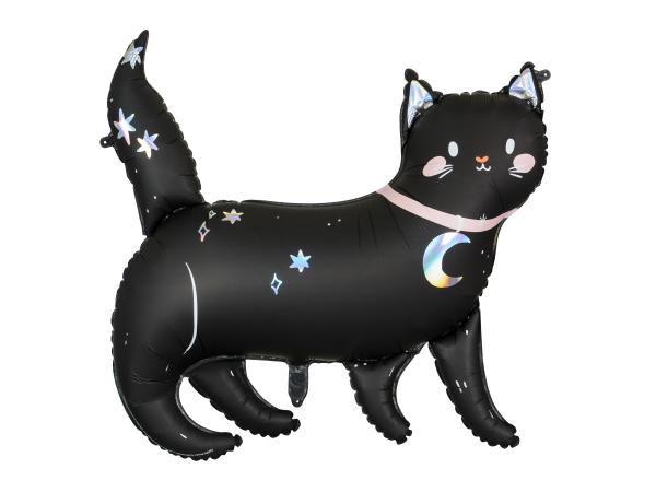 XXL Folieballon Figur - Schwarze Katze - 96cm x 95cm