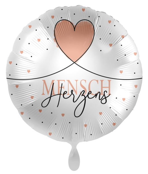 Folienballon - Herzensmensch - ø 43cm