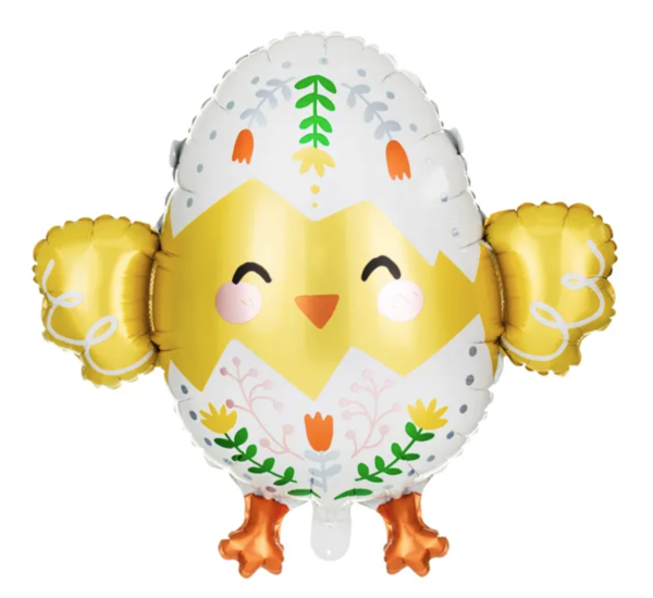 XL Folienballon Figur - Küken - 78.5 cm x 64.5 cm