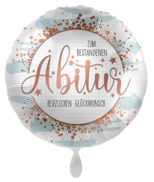 Folienballon - Abitur, Herzlichen Glückwunsch - ø 43cm