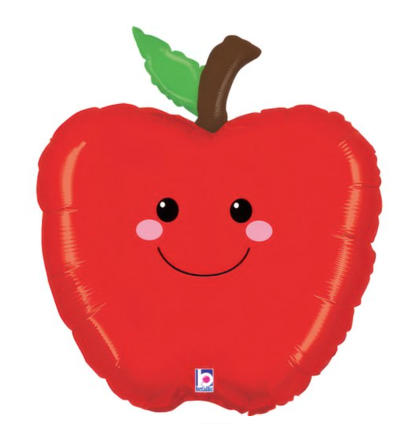 XL Folienballon - Apfel - ø 66cm