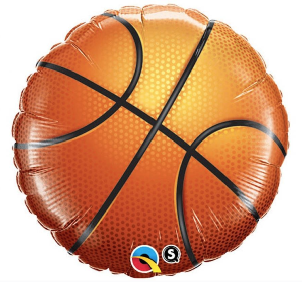 Folienballon - Basketball - ø 46cm