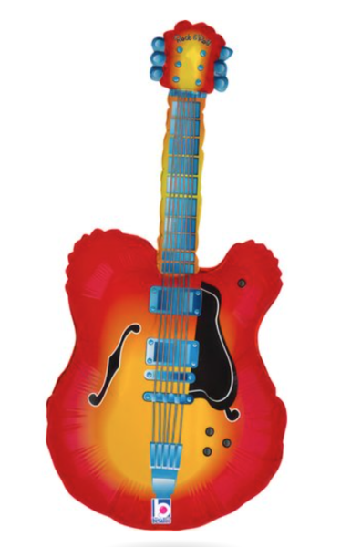 XXL Folienballon Figur - Gitarre - 109cm