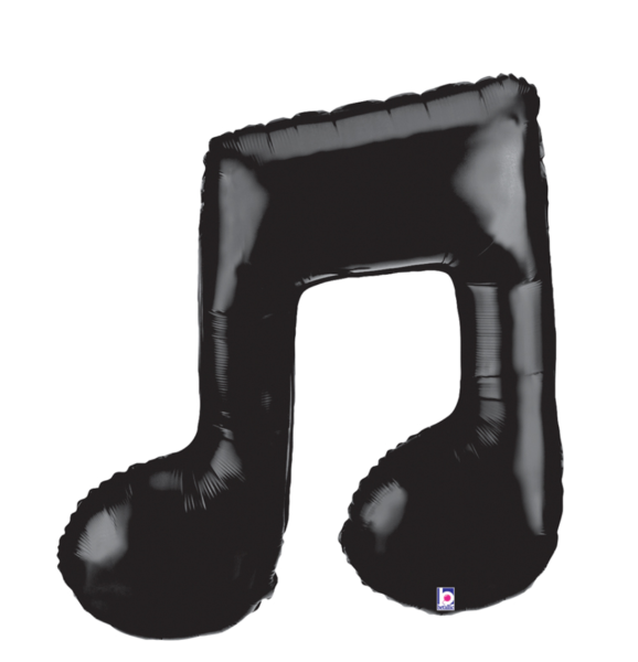 XXL Folienballon Figur - Musiknote - 102cm