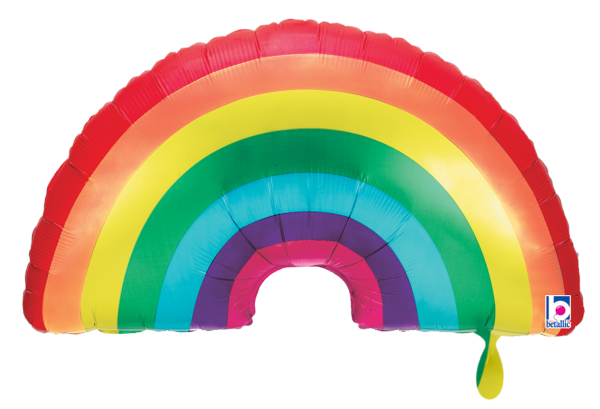 XXL Folienballon Figur - Regenbogen - ø 91m