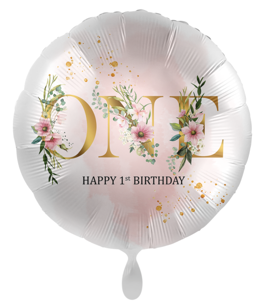 Folienballon - ONE - ø 43cm