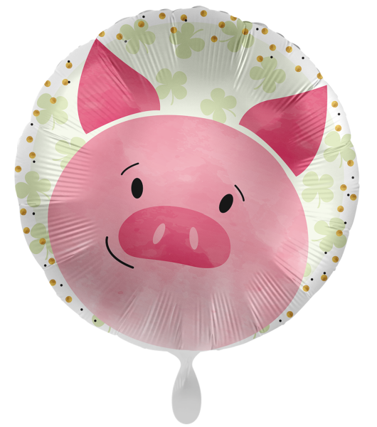 Folienballon - Schweinchen - ø 43cm