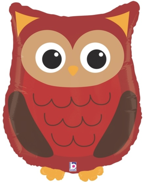 XL Folienballon Figur - Eule - 66cm